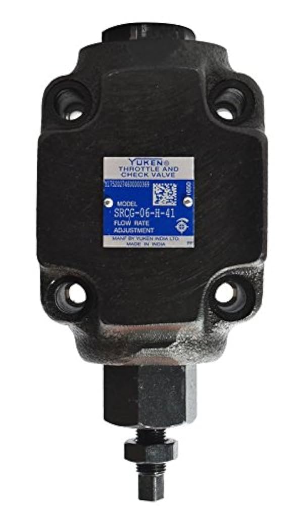 ゆん Yuken SRCG-06-H-41 One way Restrictors, Threaded Connection